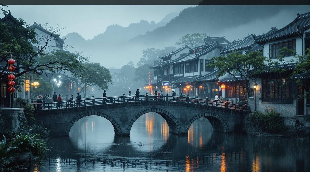 蚂蚁影视出品《江南烟雨》-民国爱情传奇高清海报